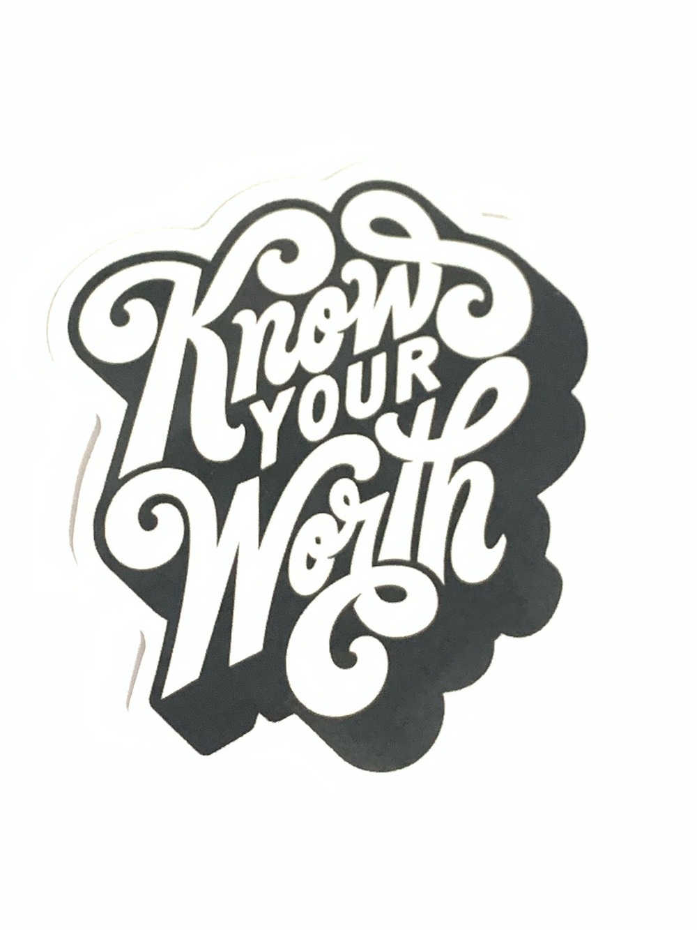 Know Your Worth Vinyl Sticker